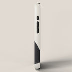 Mid Century Modern Minimalist Abstract Art Brush Strokes Black & White Ink Art Tribal Marking iPhone Case Gallery Image 2