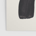 Mid Century Modern Minimalist Abstract Art Brush Strokes Black & White Ink Art Tribal Marking Poster Gallery Image 3