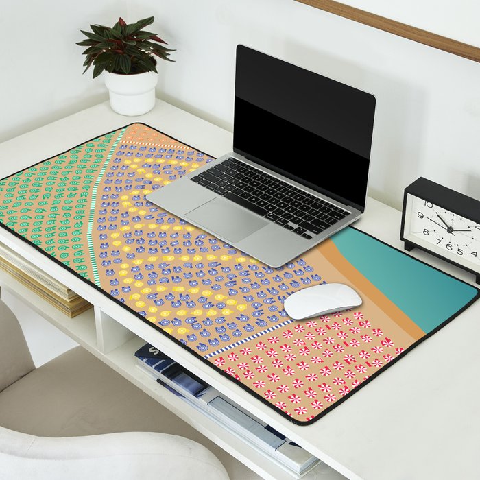 Bella / Beautiful Italy Beach Umbrellas - Aerial Italian Desk Mat Gallery Image 2
