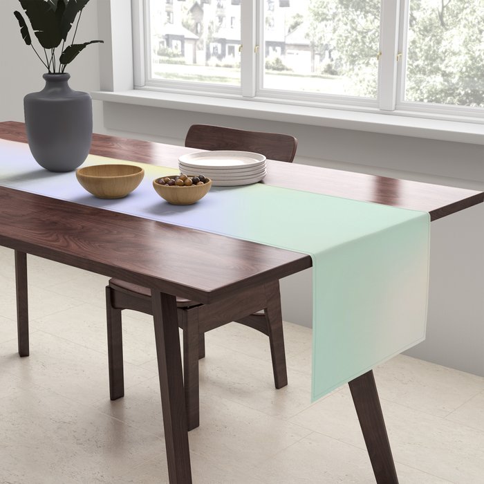 Soft pastel dreams Table Runner Gallery Image 2