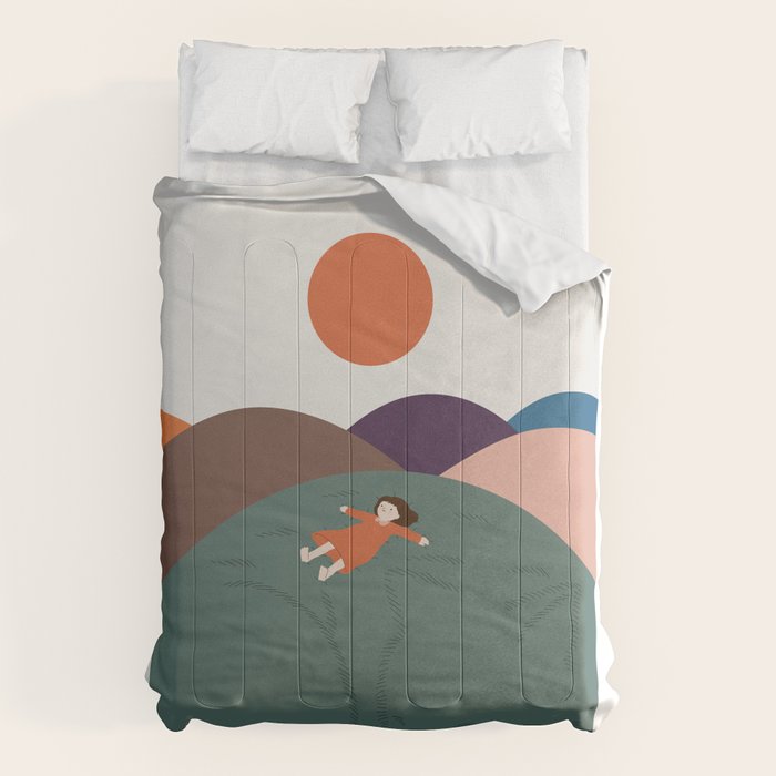 Cat Landscape 111 Comforter Gallery Image 6