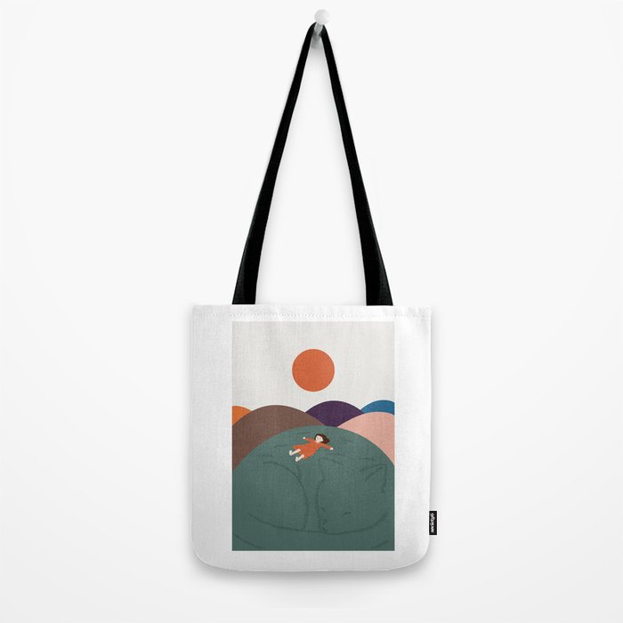 Cat Landscape 111 Tote Bag Gallery Image 2