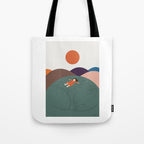 Cat Landscape 111 Tote Bag Gallery Image 1