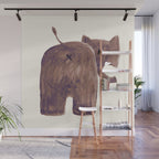 Elephant's butt Wall Mural Gallery Image 1