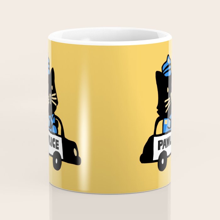 Here comes the cat pawlice Coffee Mug Gallery Image 4