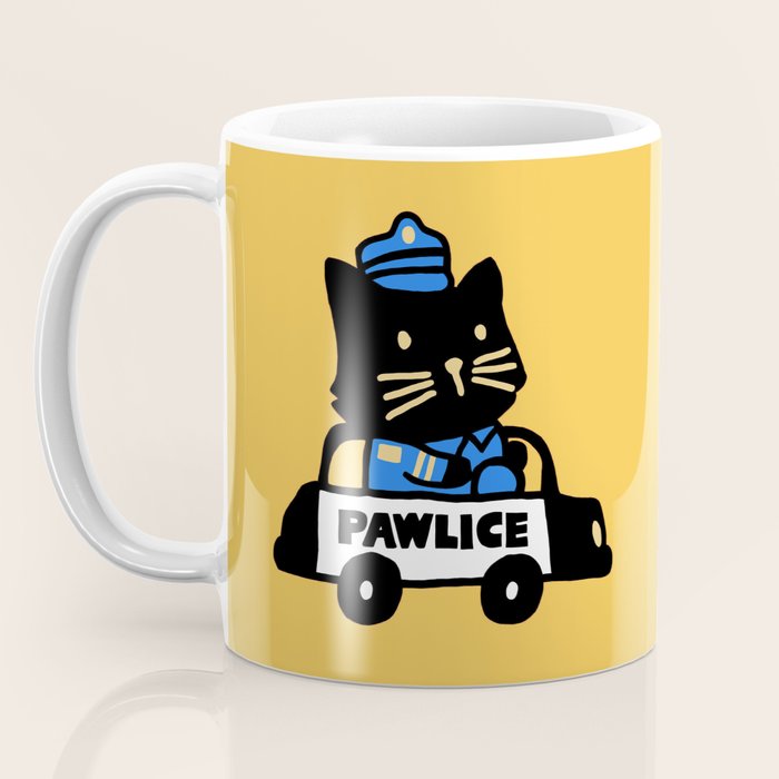 Here comes the cat pawlice Coffee Mug Gallery Image 3