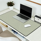 Lines (Linen Sage) Desk Mat Gallery Image 2