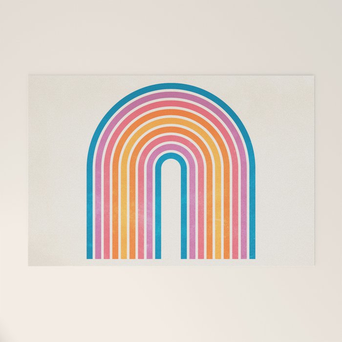 Vintage California Arch Welcome Mat Gallery Image 1