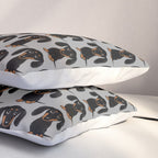 Black and Tan Dachshund | Cute Cartoon Wiener Dog Pillow Sham Gallery Image 3
