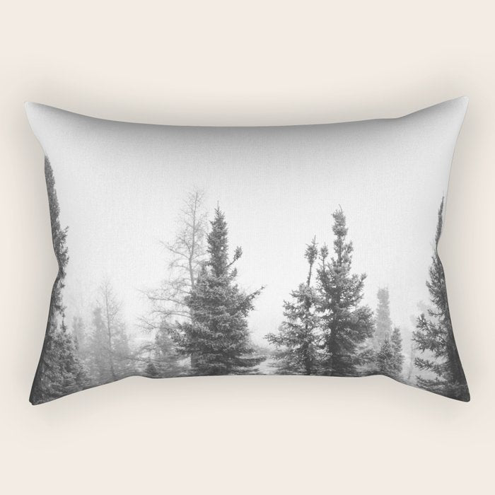 Misty Forest Rectangular Pillow Gallery Image 2