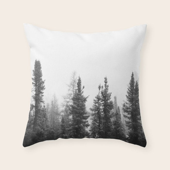 Misty Forest Throw Pillow Gallery Image 6