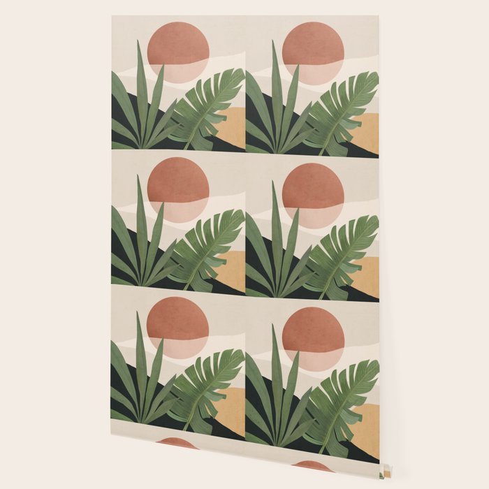 Abstract Art Tropical Leaves 45 Wallpaper Gallery Image 2