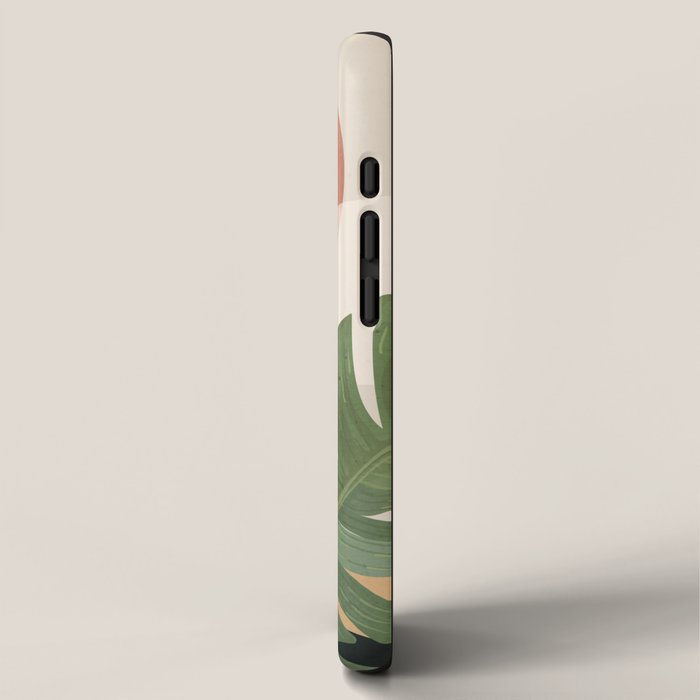 Abstract Art Tropical Leaves 45 iPhone Case Gallery Image 2