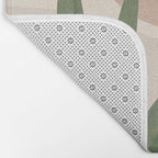 Abstract Art Tropical Leaves 45 Bath Mat Gallery Image 2