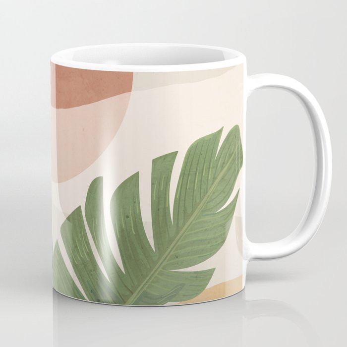 Abstract Art Tropical Leaves 45 Coffee Mug Gallery Image 1
