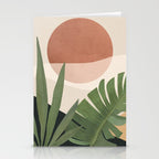 Abstract Art Tropical Leaves 45 Stationery Card Gallery Image 2