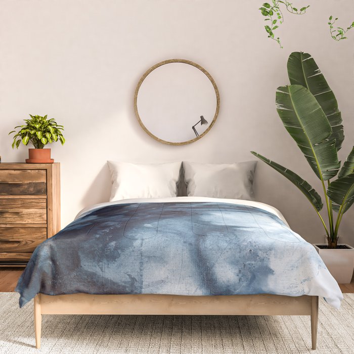 Indigo Depths No. 1 Comforter Gallery Image 3