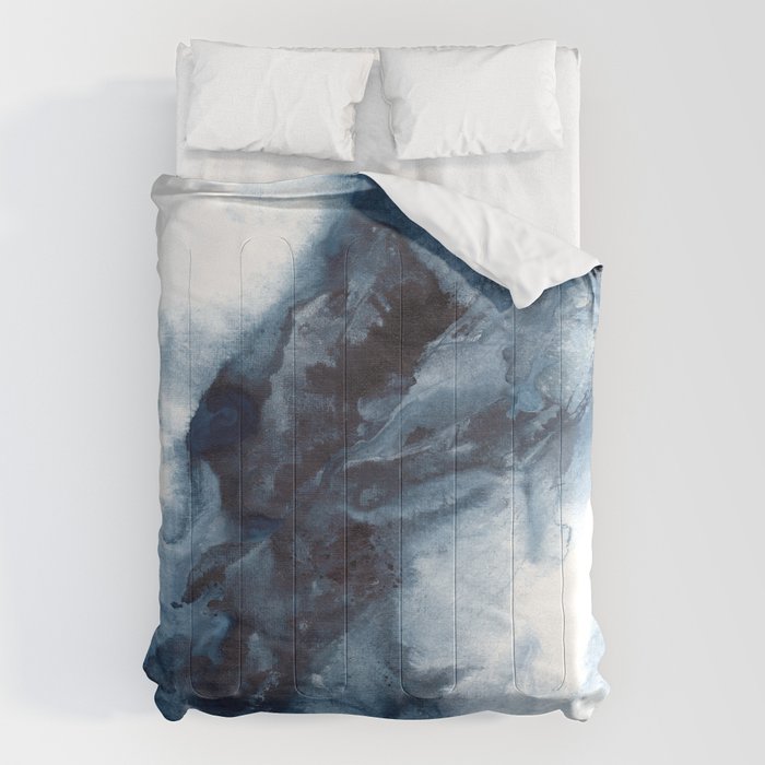 Indigo Depths No. 1 Comforter Gallery Image 6