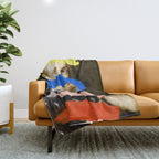 Composition 738 Throw Blanket Gallery Image 1