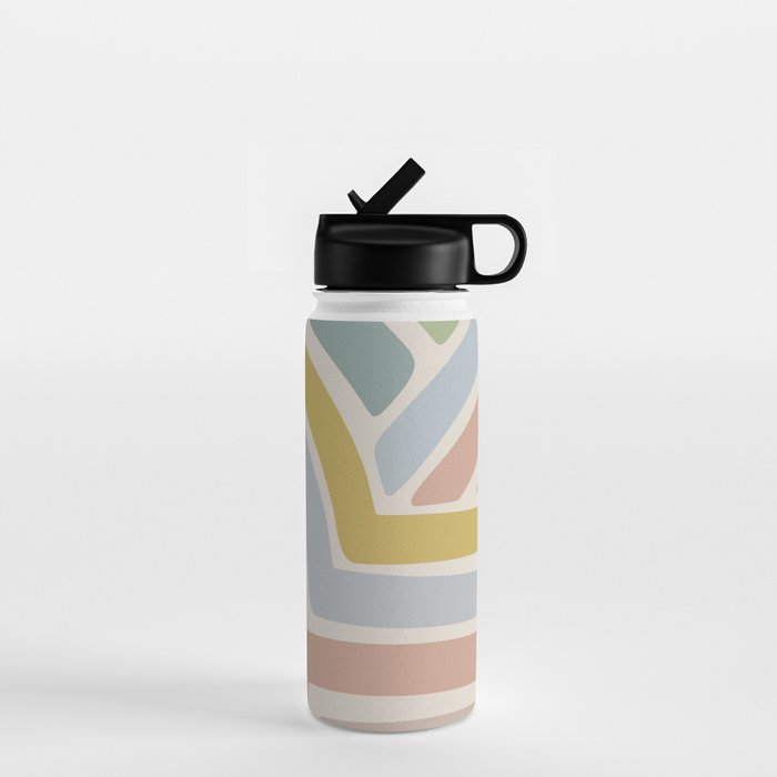 Abstract Stripes V Water Bottle Gallery Image 1