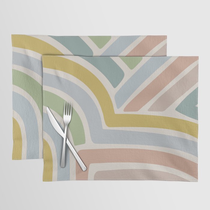 Abstract Stripes V Placemat Gallery Image 1