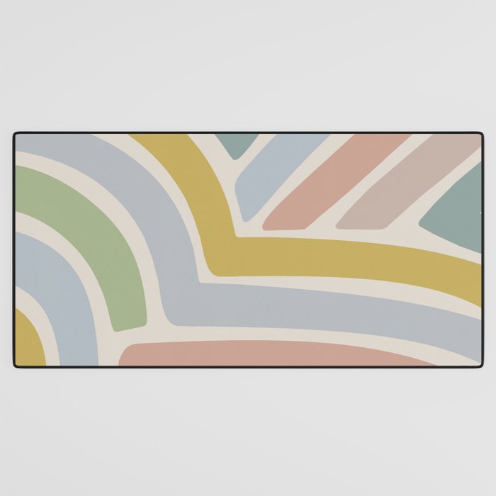 Abstract Stripes V Desk Mat Gallery Image 3