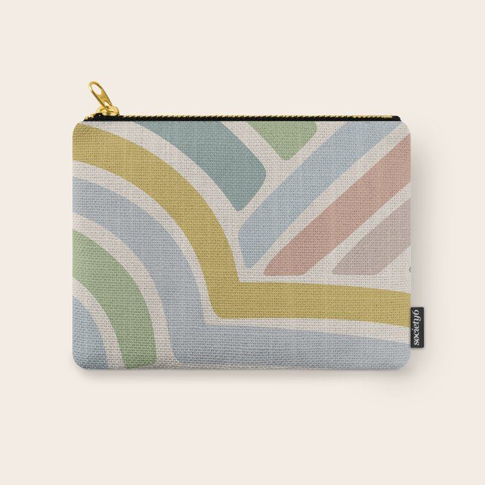 Abstract Stripes V Carry All Pouch Gallery Image 1