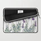 Lavender, Illustration Laptop Sleeve Gallery Image 2