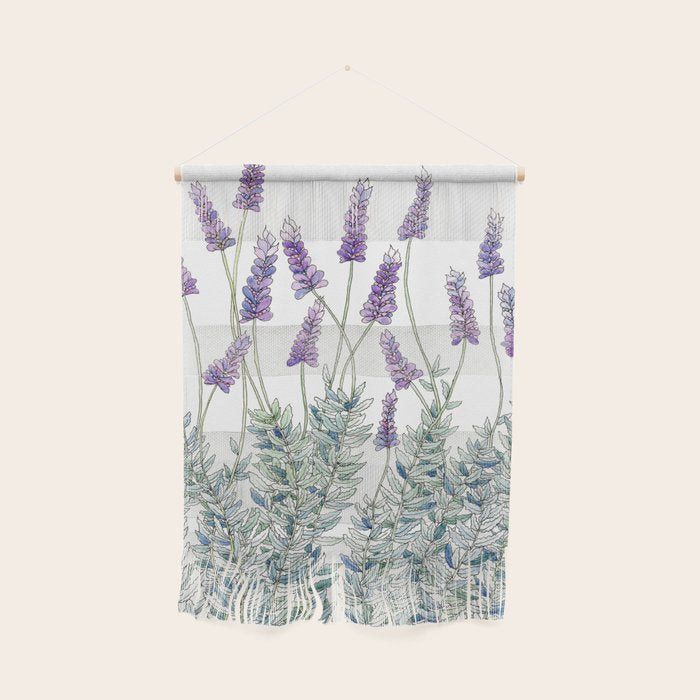 Lavender, Illustration Wall Hanging Gallery Image 1