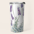 Lavender, Illustration Travel Mug Gallery Image 2