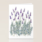 Lavender, Illustration Stationery Card Gallery Image 2