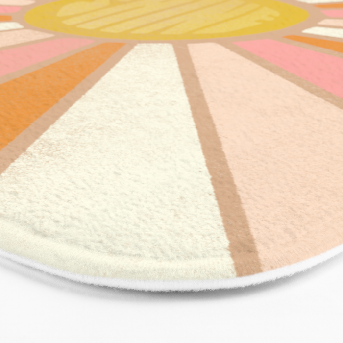 sundial shine, clay Bath Mat Gallery Image 3