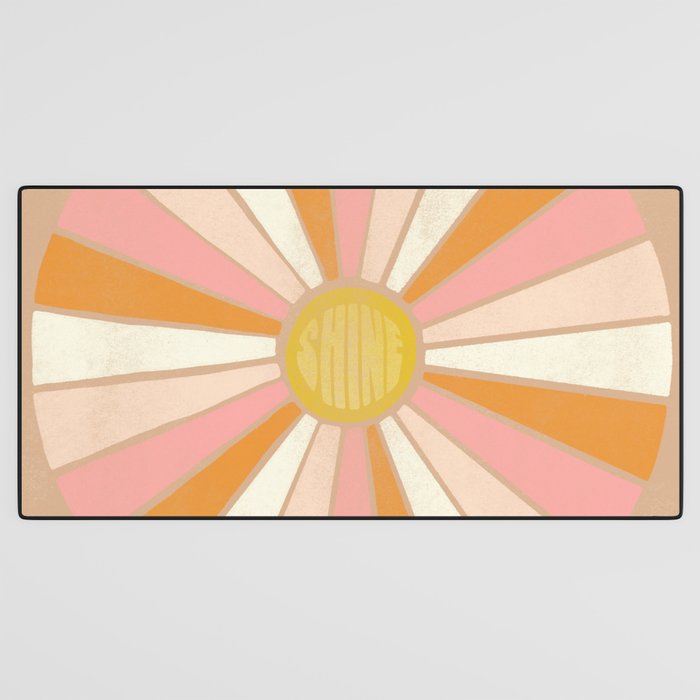 sundial shine, clay Desk Mat Gallery Image 3
