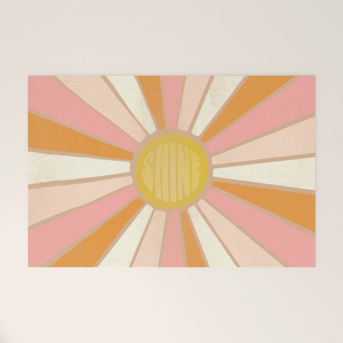 sundial shine, clay Welcome Mat Gallery Image 1