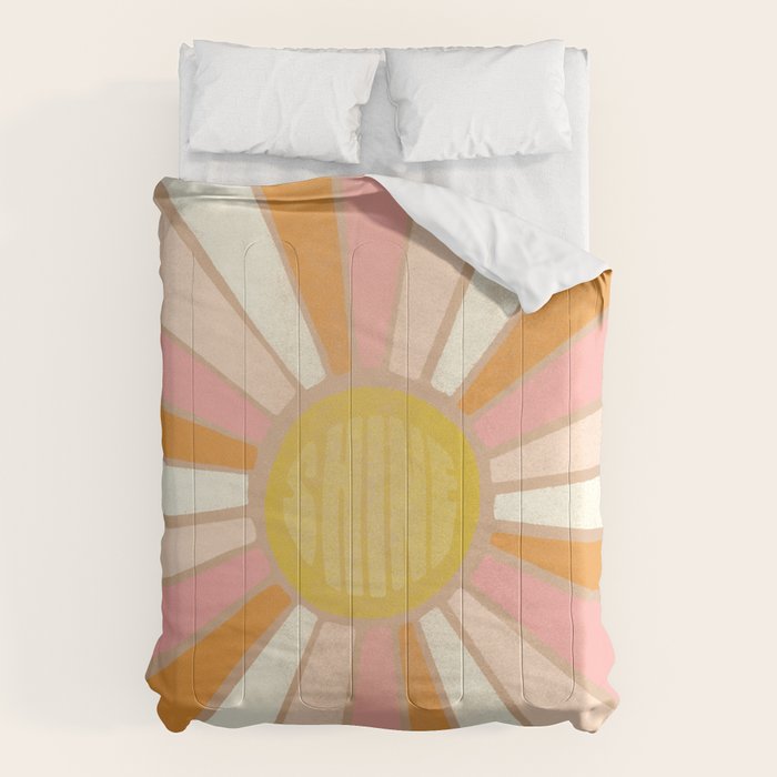 sundial shine, clay Comforter Gallery Image 6