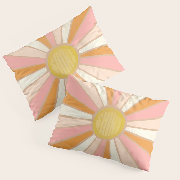 sundial shine, clay Pillow Sham Gallery Image 3
