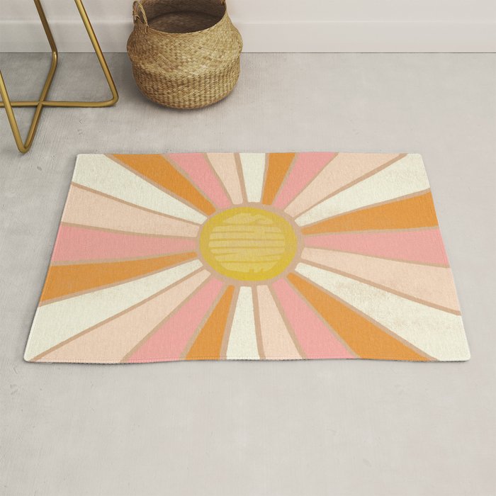 sundial shine, clay Rug Gallery Image 1