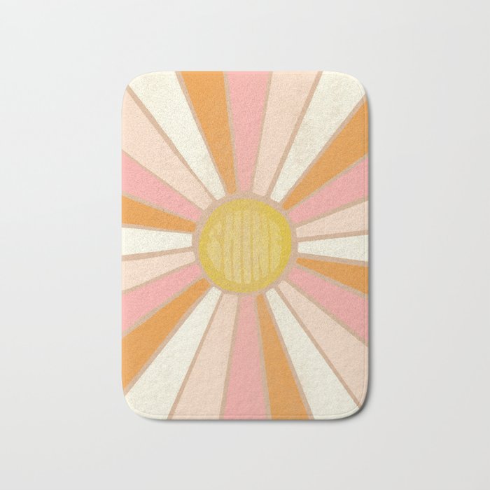 sundial shine, clay Bath Mat Gallery Image 1
