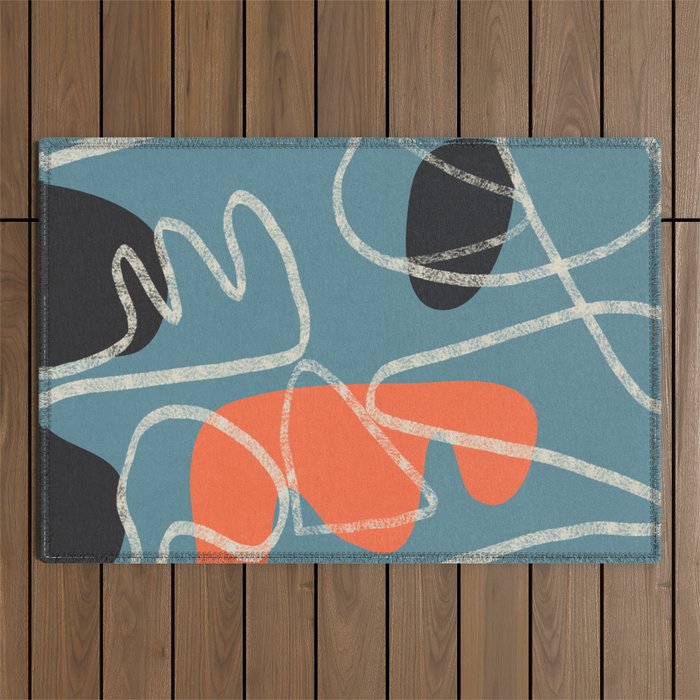 Organic Minimalist Layers 5 Outdoor Rug Gallery Image 1