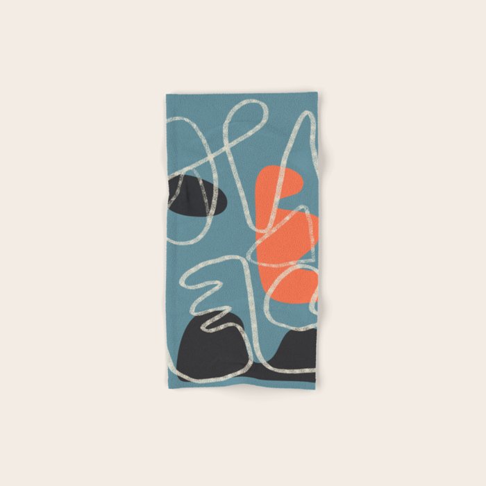 Organic Minimalist Layers 5 Bath Towel Gallery Image 1