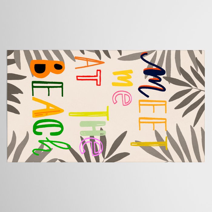 Meet Me at the Beach 2 Tablecloth Gallery Image 2
