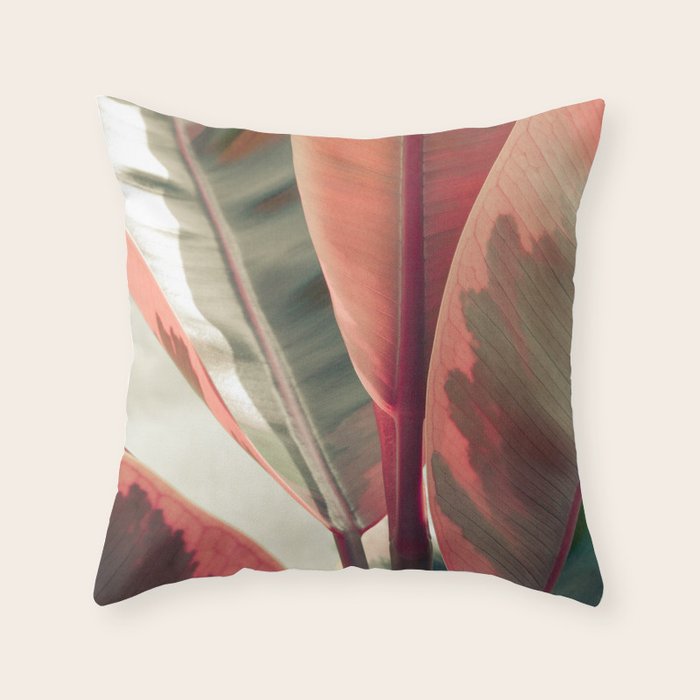 Beautiful Leaves Throw Pillow Gallery Image 6