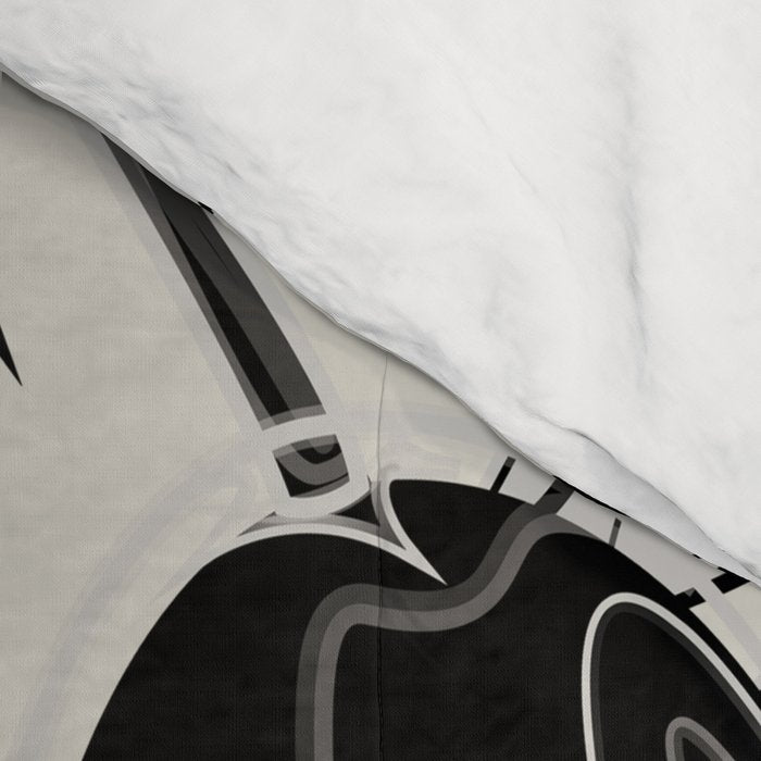 Line Art Pears 4 Comforter Gallery Image 4