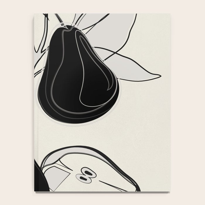 Line Art Pears 4 Notebook Gallery Image 4