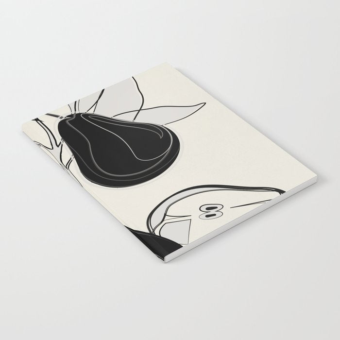 Line Art Pears 4 Notebook Gallery Image 1