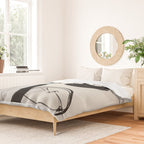 Line Art Pears 4 Duvet Cover Gallery Image 2