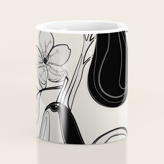 Line Art Pears 4 Coffee Mug Gallery Image 4
