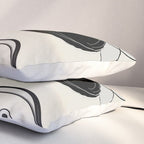 Line Art Pears 4 Pillow Sham Gallery Image 3
