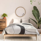 Line Art Pears 4 Comforter Gallery Image 3