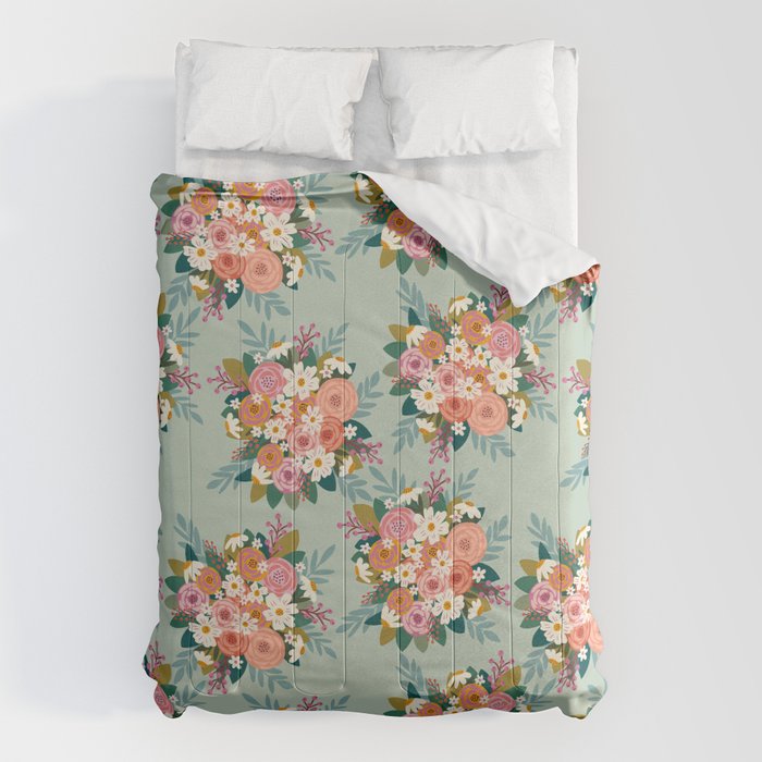 Flower bouquet pattern  Comforter Gallery Image 6